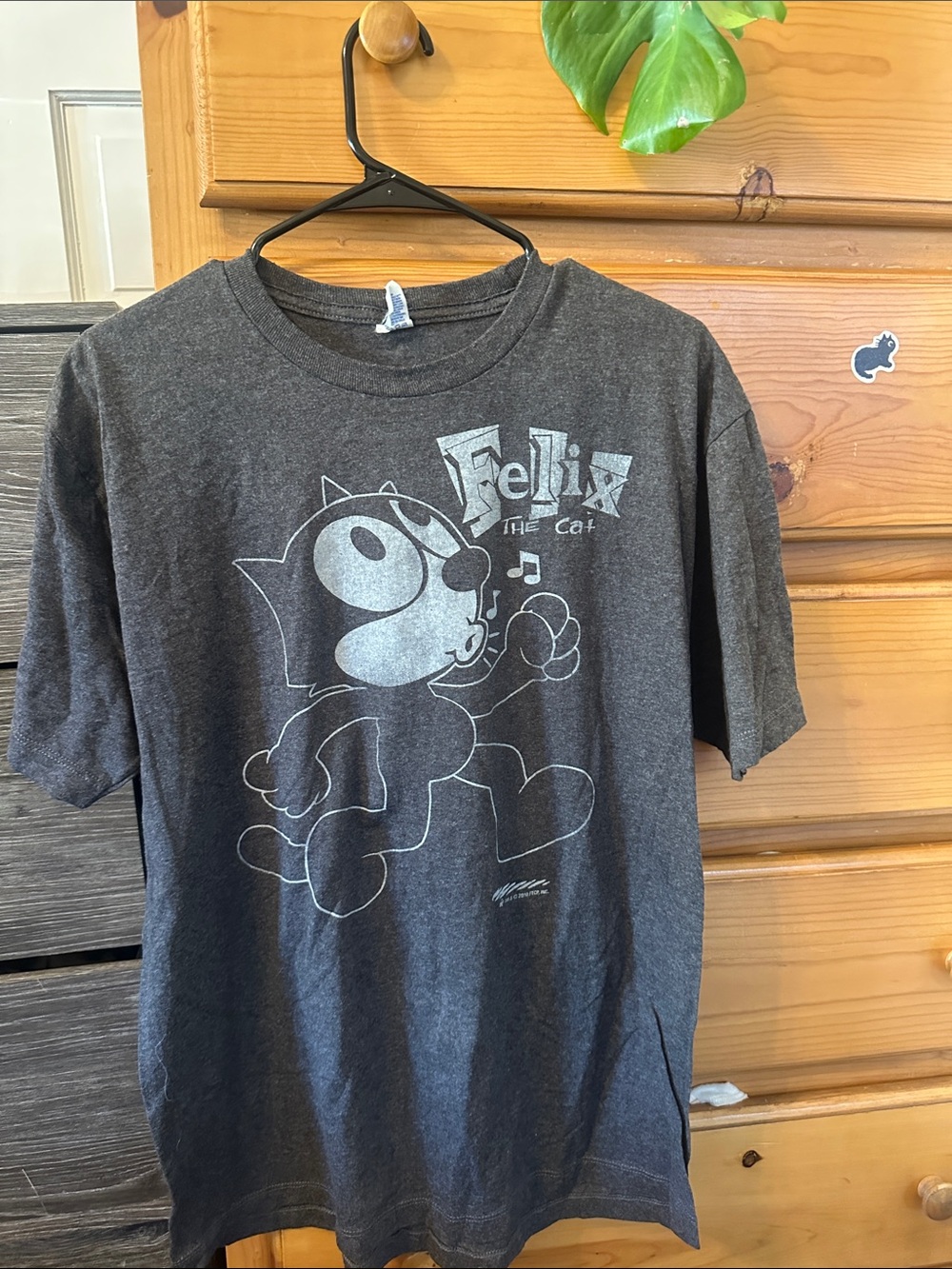 Felix the Cat Graphic Tee - Charcoal